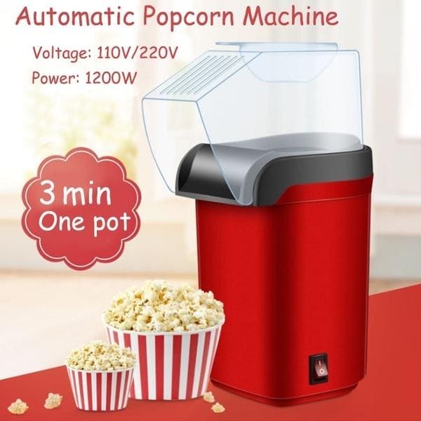 Electric Popcorn Maker, Hot Air Popper Electric Popcorn Maker, Hot Air Popper
